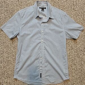 Michael Kors Men's button down short sleeve M slim fit NWOT